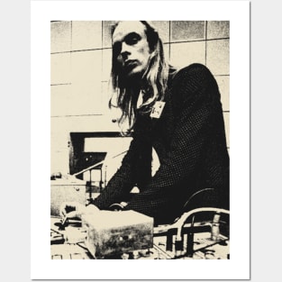 Brian Eno Cool - Vintage Pencil Drawing Style Posters and Art